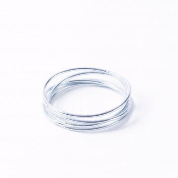 Buddhist Bracelet | Silver | Thin